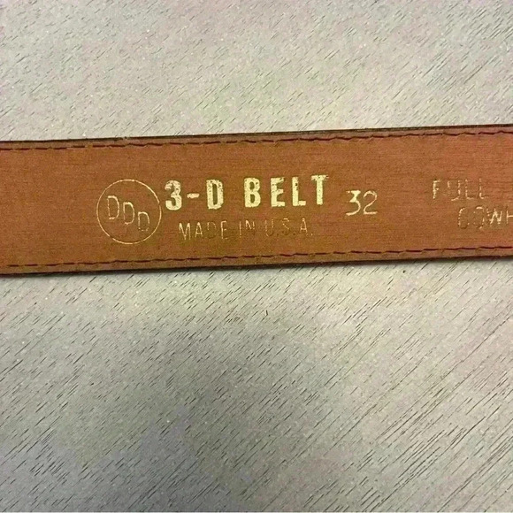 3D Western Leather Belt - Picture 7 of 7
